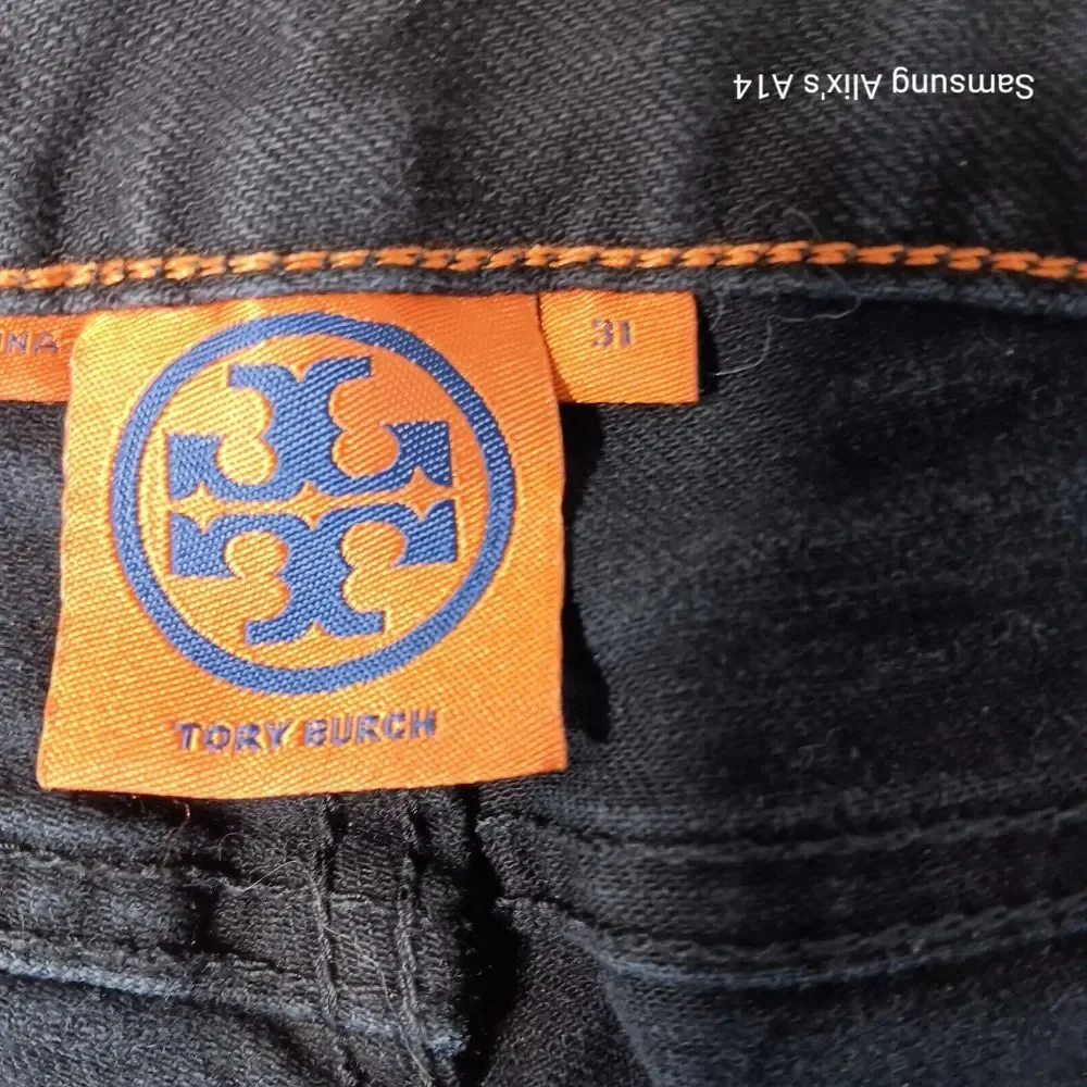 Tory Burch Super Skinny Black Cotton Jeans Size‎ 31
